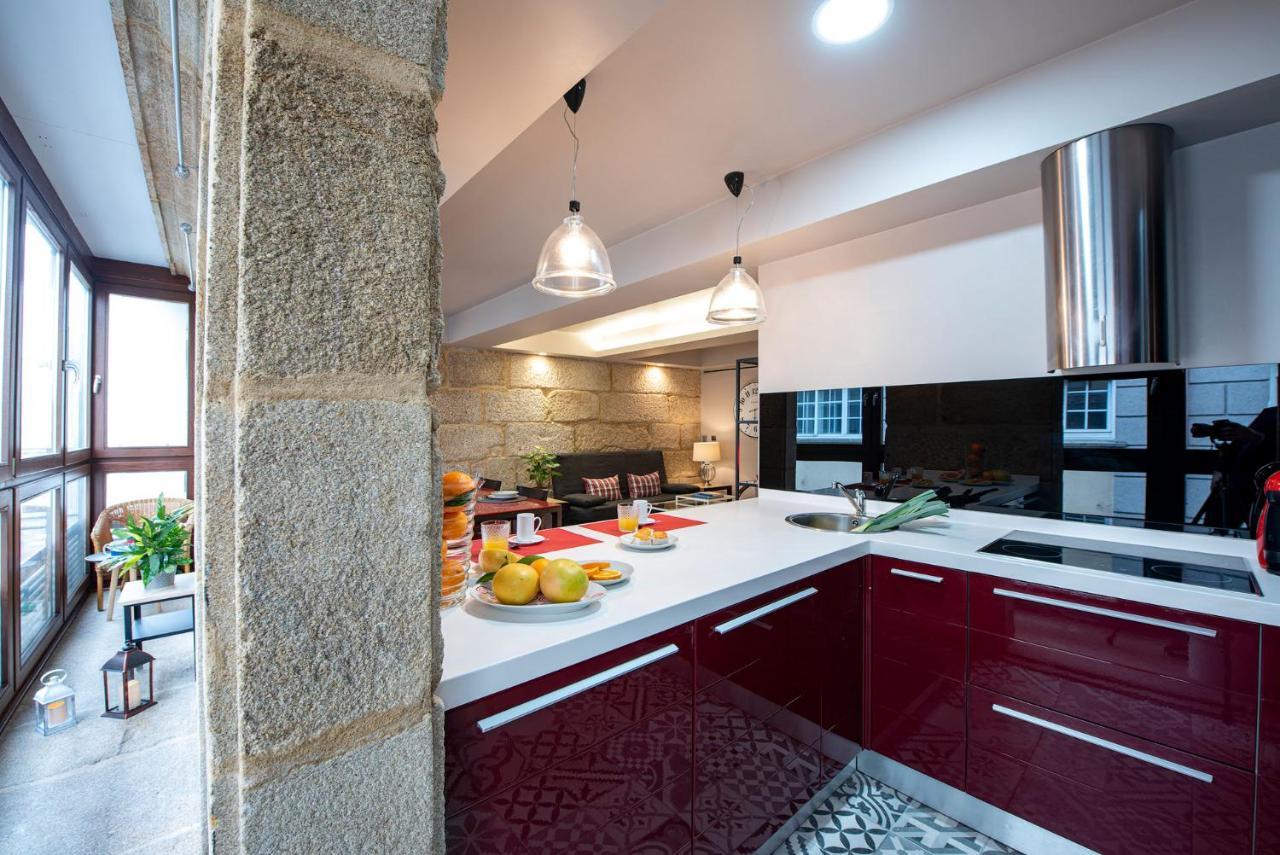 Apartamento En Zona Monumental Pontevedra Exteriör bild